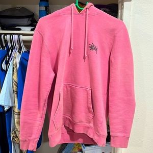 Pink Basic Stüssy Hoodie